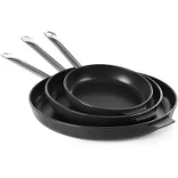 Hendi Poêle à frire en fonte d'aluminium | 36 cm Ø