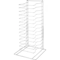 Super Merchant Pizzaständer mit 14 Fächern, 300x305x(H)680mm