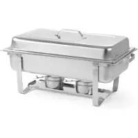 Super Merchant Chafing Dish Economic, Chauffe-plats, Gris