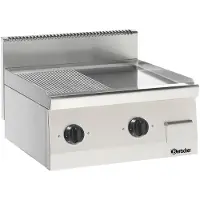 Bartscher Plaque grill | Électrique | Lisse et nervuré | 600x600x290mm