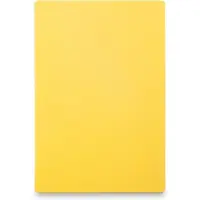 Hendi Planche à découper jaune 600x400x18 mm HDPE500, Planche à découper, Jaune
