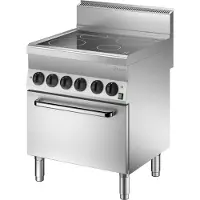 Bartscher Fourneau vitro 650, L700, 4P, FE