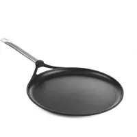 Hendi Crêpière en fonte d'aluminium 320x20 mm, Poêle + casserole, Argent