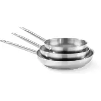 Hendi Poêle à frire sans couvercle, Poêle + casserole, Argent
