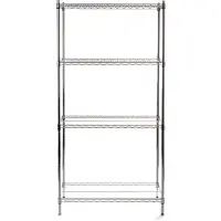 Hendi Système d'étagères 4 tablettes, 910x455x(H)1830mm