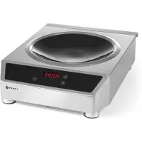 Hendi Wok à induction modèle 3500, Profi Line, Wok à induction+poêle, 230V/3500W, 340x450x(H)295mm