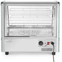 Hendi Présentoir de comptoir chauffé, 120 litres, 230V/1100W, 685x575x(H)680mm