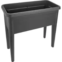 Elho Tuteur de Plante en Plastique Noir Elho Green Basics XXL - 75 cm