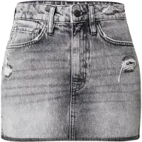 Superdry Vintage Denim Mini Skirt Gris 26 Femme