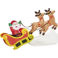 Buttericks Aufblasbarer Leuchtender Weihnachtsmann 210 cm