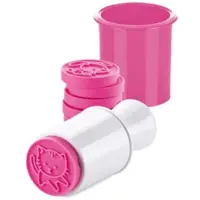 Tescoma Tampon à biscuits DELÍCIA, 6 animaux, Emporte-pièce, Rose