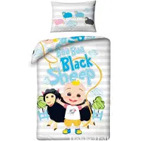Halantex SP. z.o.o. Literie pour lit d'enfant 100x135 CoComelon Taie d'oreiller double face 40x60 Halantex