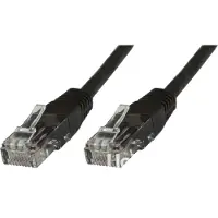 Microconnect V-UTP601SVP - Câble réseau (1 m, Cat6, U/UTP (UTP), RJ-45, RJ-45, noir)