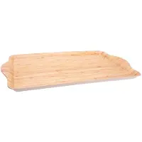 C&T Plateau Fibre De Bamboo Avec Bamboo Skin45,2x31,6xh2cm