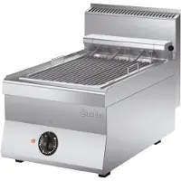 Bartscher Grill | Électrique | Nervuré | 400 x 650 x 295 mm
