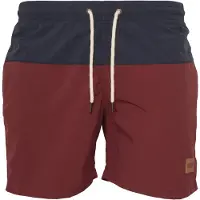 Urban Classics Shorts de bain bleu marine / bourgogne