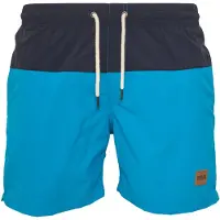 Urban Classics Shorts de bain bleu ciel / bleu foncé