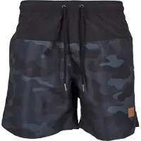 Urban Classics Shorts de bain bleu fumé / bleu-gris / noir