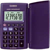 Casio HL 820 VER blau / Taschenrechner / acht Ziffern (Piles)