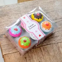Woet Lot de 6 muffins dans une boîte fantaisie