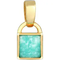 Elli Pendentif turquoise / or