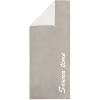 Cawö Serviette de Sauna Cawö 449 Sauna-Time Two-Tone Stone