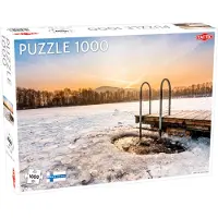 Tactic Puzzle Lovers Winter Swimming 1000 el. puzzle, 1000 szt., Zima