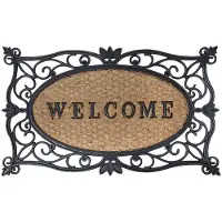 Esschert Design Paillasson Welcome 75 x 45 cm Caoutchouc RB107