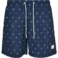 Urban Classics Shorts de bain marine / blanc