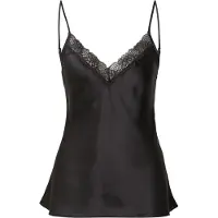 Etam Chemise de nuit 'Milky' noir