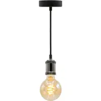 LumenXL Pendentif moderne noir et brillant