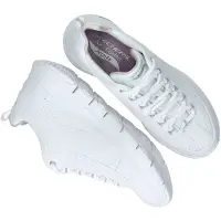 SKECHERS pour femme. 149146 Arch Fit Citi Drive Chaussures en cuir blanc (38), Plat, Lacets, Casuel, Sport, Multisport