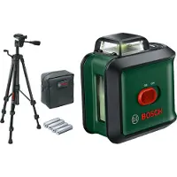 Bosch Laser lignes croisées UniversalLevel 360 Set TT150 de Home and Garden avec trépied, sacoche incluse