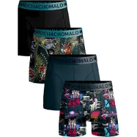 Muchachomalo Caleçon Muchachomalo Men shorts Miami Vatos Ace Print/Print/Blue/Black (Lot de 4)-M
