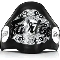 Fairtex BPV2 Light-Weight Belly Pad Muay Thai | Cuir Premium | Sécurité Maximale | Design Léger, Sangles Ajustables
