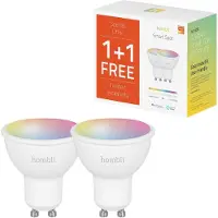 Hombli Smart Spot tamisable blanc et couleur Lot de 2