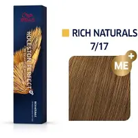 Wella Koleston Perfect ME+ Rich Naturals coloration cheveux permanente teinte 7/17 60 ml