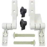 Jabsco Kit de charnières Pour Toilettes Marines Blanc Blanc One Size