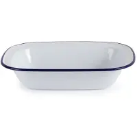 Olympia Plat De Service Rectangulaire Acier Émaillé 280x190x55 Mm - Lot De 6 -