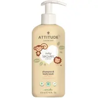 ATTITUDE Baby Leaves Pear Nectar gel de douche et shampoing 2 en 1 pour enfant 473 ml