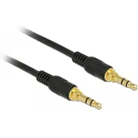 DeLOCK - Câble audio - mini-phone stereo 3.5 mm mâle pour mini-phone stereo 3.5 mm mâle - 3 m - noir