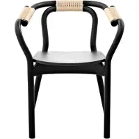 Normann Copenhagen Chaise nœud noir/nature