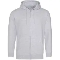 Awdis Sweat zipp? Ash - JH050 - Taille 2XL