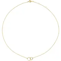 Jackie Gold Chaîne Cirkels en or jaune 14 carats
