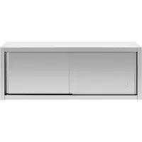Expondo Armoire murale en inox - 160 x 45 cm RCSSWC-160X45-S