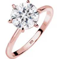 Elli Bague 'Solitärring' or rose