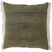 Bloomingville Coussin He | Vert | Coton | 82055375