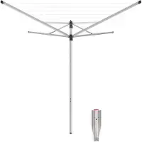 Brabantia Lift-O-Matic Séchoir Parapluie 40 Mètres + Ancrage