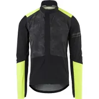 Agu Veste de Cyclisme AGU Men Essential Prime Rain II High Visibility Black Reflection-XXL