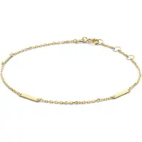 Jackie Gold Bracelet Triple Bar en or jaune 14 carats